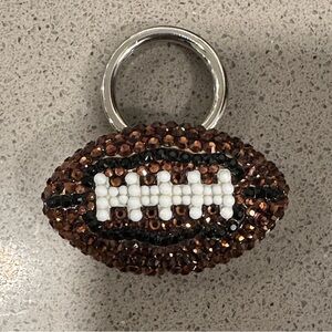 Kathrine Baumann Beverly Hills Swarovski Crystal Football (Jets)